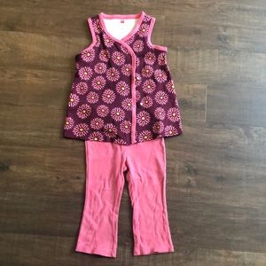 12-18 month Tea Collection wrap shirt outfit